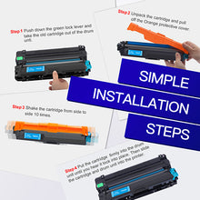 Compatible Toner Cartridge Replacement for Brother TN221 TN225 to use with MFC-9130CW HL-3170CDW MFC-9340CDW HL-3140CW HL-3180CDW MFC-9330CDW Printer (2 Black, 1 Cyan, 1 Magenta, 1 Yellow)