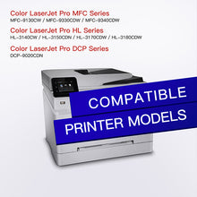 Compatible Toner Cartridge Replacement for Brother TN221 TN225 to use with MFC-9130CW HL-3170CDW MFC-9340CDW HL-3140CW HL-3180CDW MFC-9330CDW Printer (2 Black, 1 Cyan, 1 Magenta, 1 Yellow)