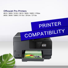 Remanufactured Ink Cartridge Replacement for HP 950XL 951XL 950 951 to use with OfficeJet Pro 8600 8610 8615 8100 8620 8630 8640 8625 251dw 271dw 276dw Printer (Black, Cyan, Magenta, Yellow)