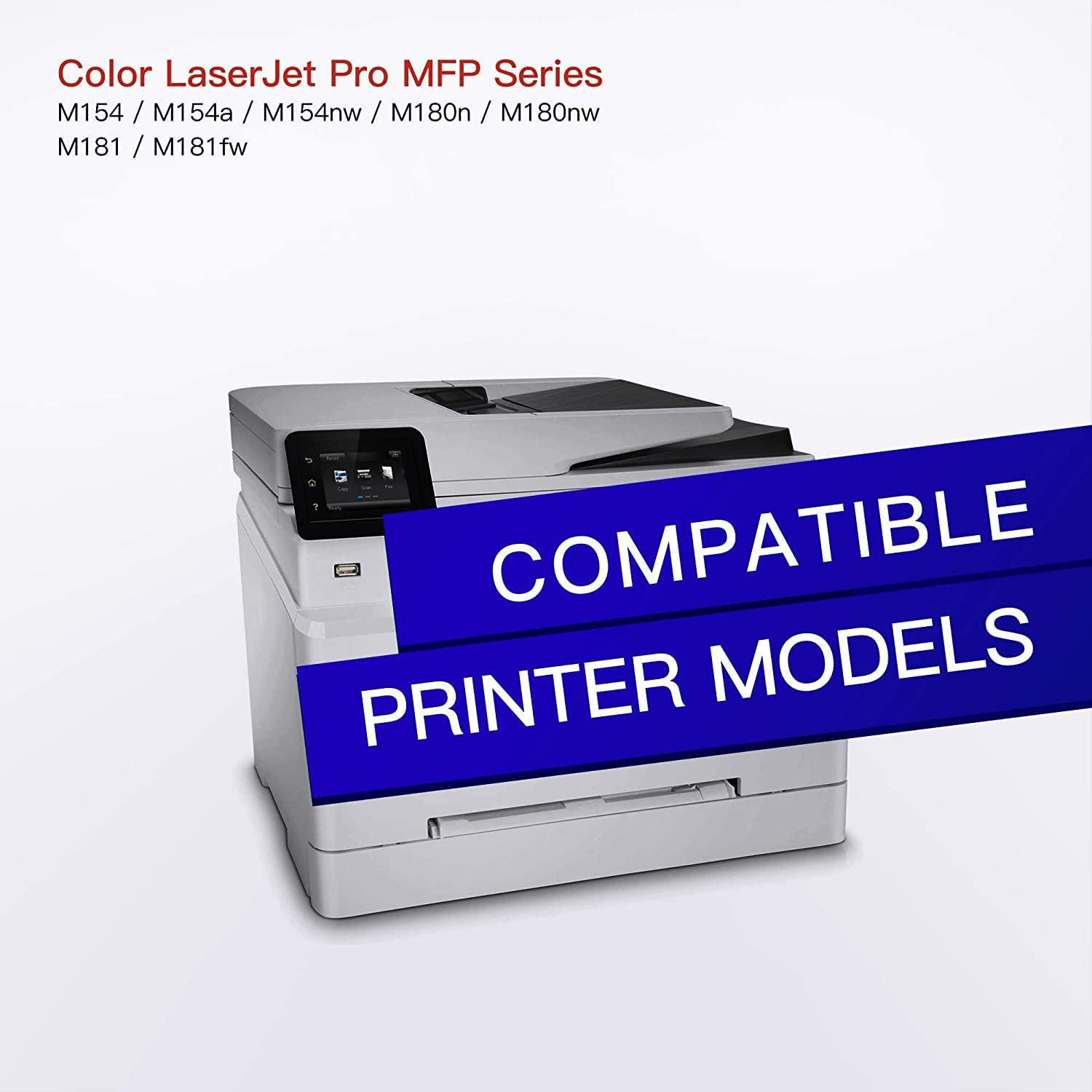 Pack 4 Toner Compatible 204 Cf510a Cf511a Cf512a Cf513a M154 | Envío Gratis