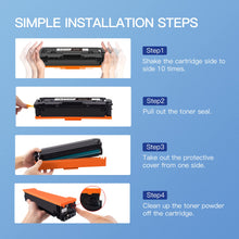 GPC Image Compatible Toner Cartridge Replacement for HP 202X 202A CF500X CF500A to use with Laserjet Pro MFP M281fdw M254dw M281cdw M281 M281dw M280nw Toner Printer (Black, Cyan, Magenta, Yellow)