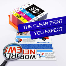 GPC Image Compatible Ink Cartridge Replacement for HP 902XL 902 Ink Cartridges to use with Officejet 6978 6968 6962 6958 6970 6950 6960 Printer Tray (Black, Cyan, Magenta, Yellow, 4 Pack)