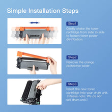 GPC Image Compatible Toner Cartridge Replacement for Brother TN-450 TN450 TN420 to use with HL-2270DW HL-2280DW HL-2240 MF7860DW MFC-7360N DCP-7065DN MFC7860DW Intellifax 2840 2940 Printer (2-Black)
