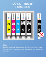 GPC Image Compatible Ink Cartridge Replacement for HP 564XL 564 XL compatible with DeskJet 3520 3522 Officejet 4620 Photosmart 5520 6510 6515 6520 7520 7525 Printer (Black Cyan Magenta Yellow,10 Pack)