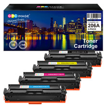 GPC Image Compatible Toner Cartridge Replacement for 206A Toner Cartridges 4 Pack