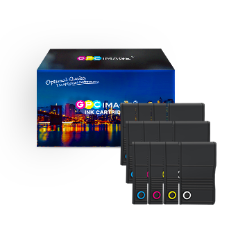 Remanufactured Ink Cartridge Replacement for HP 950XL 951XL 950 951 to use with OfficeJet Pro 8600 8610 8615 8100 8620 8630 8640 8625 251dw 271dw 276dw Printer (Black, Cyan, Magenta, Yellow)