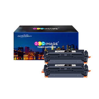 Compatible Toner Cartridge Replacement for HP 410A 410 A CF410A to use with Color Laserjet Pro MFP M477fdw M477fdn M477fnw Color Laserjet Pro M452dn M452nw M452dw Printer Toner(2 Black)
