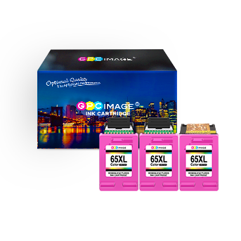 Remanufactured Ink Cartridge Replacement for HP 65 65XL 65 XL N9K03AN Eco-Saver use with DeskJet 3720 3721 3752 2621 2652 Envy 5055 5052 5058 5012 AMP 100 10 125 (1 Print Head+3 Tri-Color)