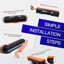 Compatible Toner Cartridge Replacement for HP 201X 201A CF400X CF401X CF402X CF403X CF400A Toner to use with Color Laserjet Pro MFP M277dw M252dw M277n M252n MFP M277c6 Printer Ink (4-Pack)