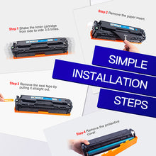 Remanufactured Toner Cartridge Replacement for Canon 131 131H Toner to use with ImageClass MF8280Cw LBP7110Cw MF628Cw MF624Cw MF8230Cn Laser Printer (Black, Cyan, Magenta, Yellow, 4 Pack)