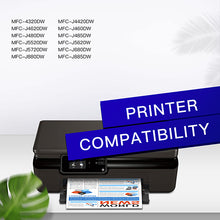 Compatible Ink Cartridge Replacement for Brother LC203 LC203XL to use with MFC-J480DW MFC-J880DW MFC-J460DW MFC-J680DW MFC-J885DW J4420DW J485DW (4 Black,2 Cyan,2 Magenta,2 Yellow) 10-Pack