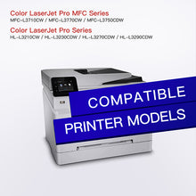Compatible Toner Cartridge Replacement for Brother TN227 TN-227 TN227bk TN223 fit for HL-L3210CW HL-L3230CDW HL-L3270CDW HL-L3290CDW MFC-L3710CW MFC-L3750CDW MFC-L3770CDW Printer (4 Pack)