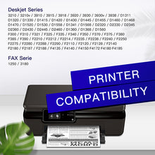 Remanufactured Ink Cartridge Replacement for HP 21 C9351AN to use with FAX 3180 1250 deskjet f380 D1520 D2430 F335 F1530 D1520 F300 F1455 D2430 PSC 1401 1410 1417 1415 Printer (2-Black)