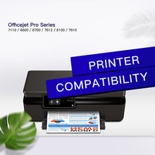Remanufactured Ink Cartridge Replacement for HP 932XL 933XL 932 933 to use with Officejet 7110 6600 6700 6100 7612 7610 Printer (Black,Cyan,Magenta,Yellow)