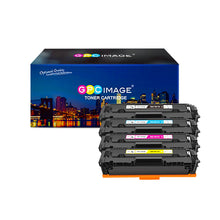Compatible Toner Cartridge Replacement for HP 206A W2110A W2111A W2112A W2113A 206X to use with Color Laserjet Pro M255dw MFP M283fdw M283cdw M282nw M283 M255 Printer Toner (4 Pack)