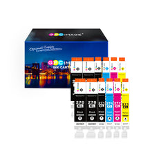 Compatible Ink Cartridge Replacement for Canon PGI-270 271 Ink Cartridges to use with PIXMA MG6820 MG6821 MG7720 MG5720 MG5722 TS6020 Printer (PGBK, Black, Cyan, Magenta, Yellow, 12 Pack)