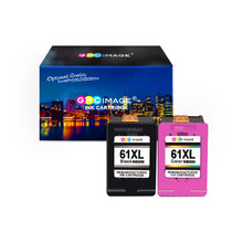 Remanufactured Ink Cartridge Replacement for HP Ink Cartridge 61 61XL Ink Used in Envy 4500 Envy 5530 5535 Deskjet 1000 1010 1510 2540 Officejet 2620 4630 4635 (1 Black 1 Tri-Color,2-Pack)