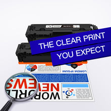 Compatible Toner Cartridge Replacement for HP 206A W2110A W2111A W2112A W2113A 206X to use with Color Laserjet Pro M255dw MFP M283fdw M283cdw M282nw M283 M255 Printer Toner (4 Pack)