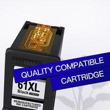 Remanufactured Ink Cartridge Replacement for HP Ink Cartridge 61 61XL Ink Used in Envy 4500 Envy 5530 5535 Deskjet 1000 1010 1510 2540 Officejet 2620 4630 4635 (1 Black 1 Tri-Color,2-Pack)