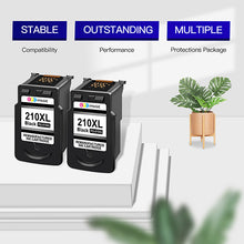 Remanufactured Ink Cartridge Replacement for Canon PG210XL PG-210XL 210XL to use with PIMAX IP2702 IP2700 MP280 MP230 MX320 MX410 MP230 MX350 MP250 MP490 MX360 MX420 MP270 (2 Black)